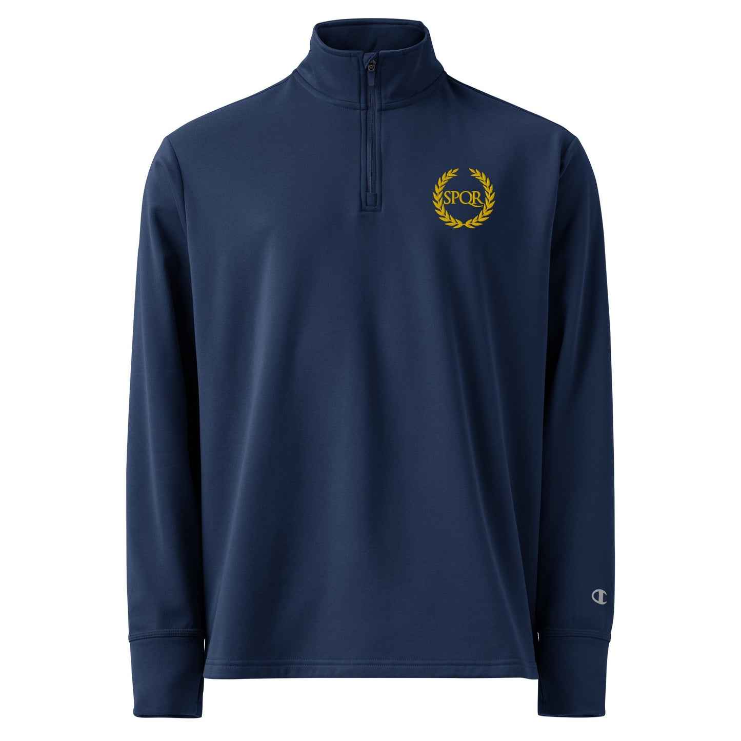 Champion’s SPQR Quarter Zip Pullover - Emporium RomanumAthletic NavyS