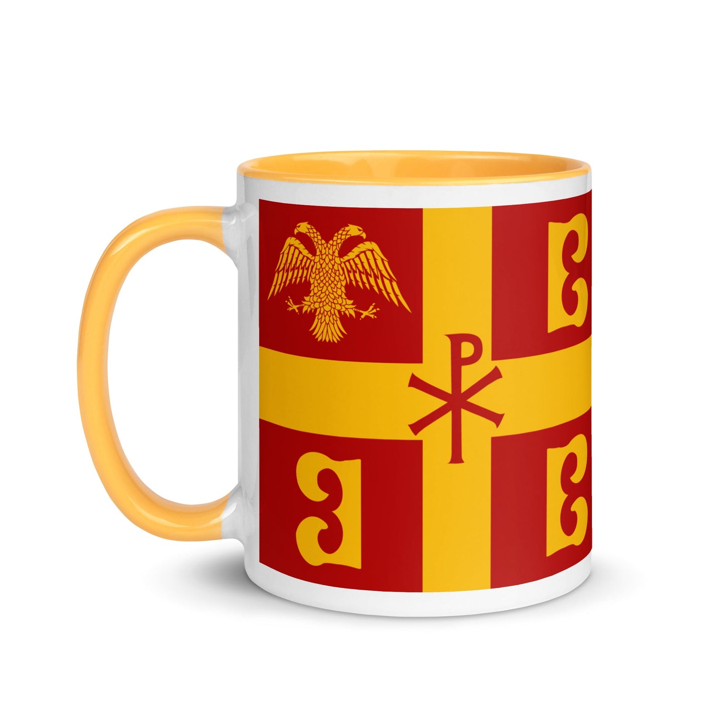Byzantine Empire Heritage Mug - Emporium RomanumGolden Yellow