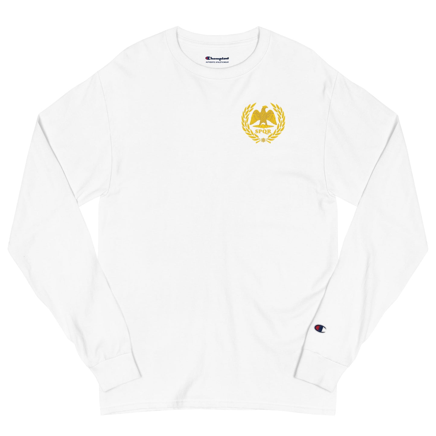 Champion SPQR Long Sleeve (Limited Edition) - Emporium RomanumWhiteS