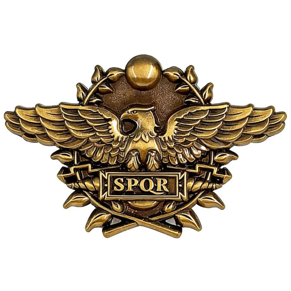 Roman Eagle Emblem Brooch