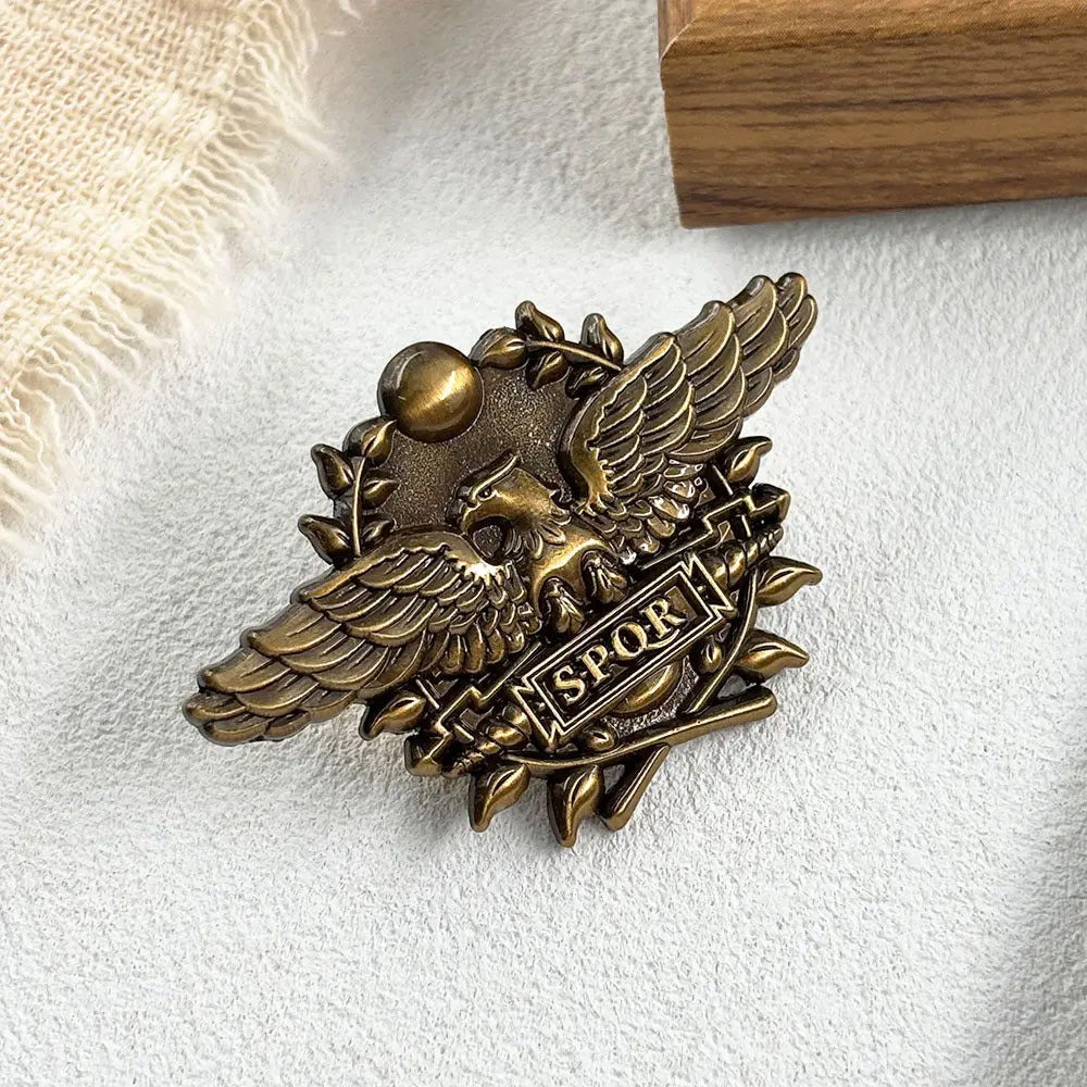 Roman Eagle Emblem Brooch
