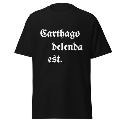 Carthago Delenda Est T-Shirt - Emporium RomanumBlackS