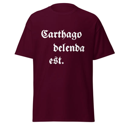 Carthago Delenda Est T-Shirt - Emporium RomanumMaroonS