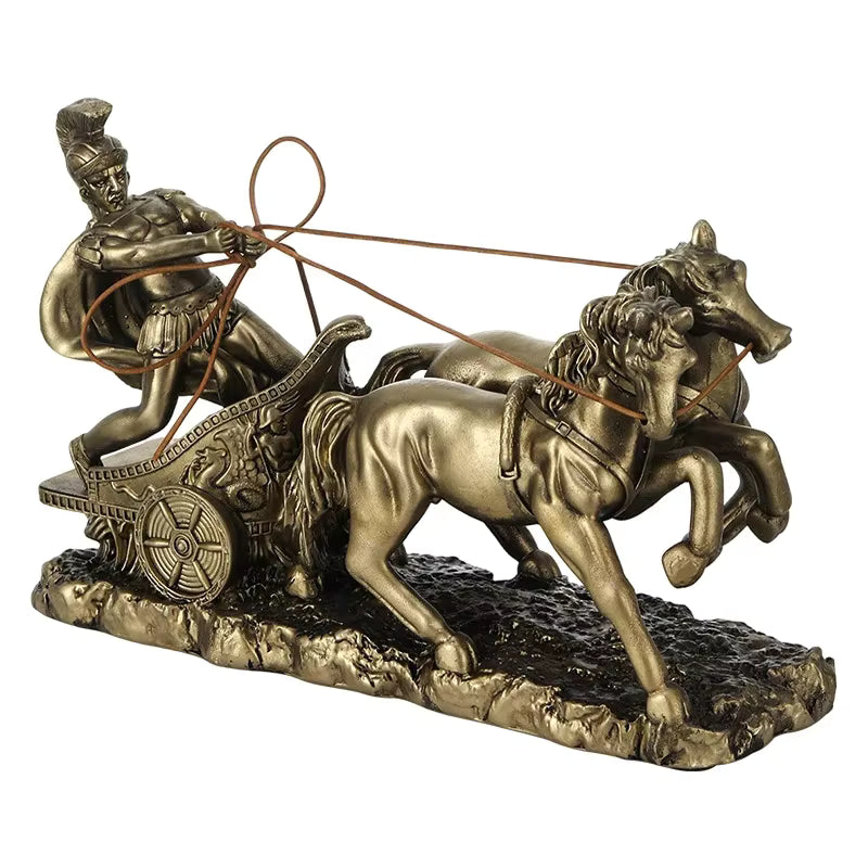 Roman Chariot Statue