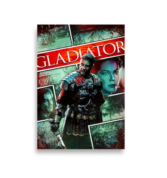 Gladiator Noir Style Poster - Emporium RomanumA2 (42×59.4 cm)