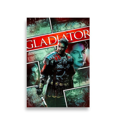 Gladiator Noir Style Poster - Emporium RomanumA2 (42×59.4 cm)