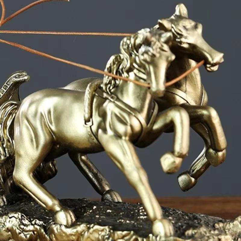 Roman Chariot Statue