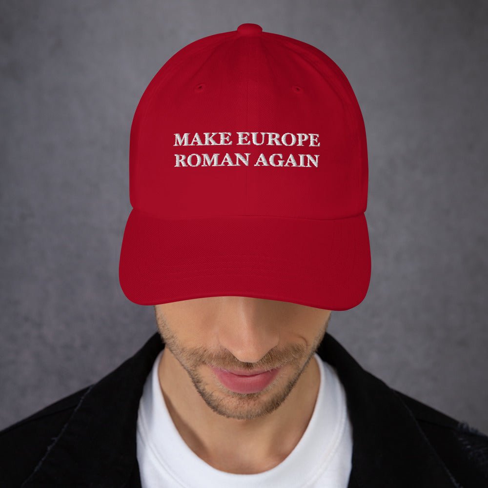 Make Europe Roman Again Cap - Emporium RomanumCranberry