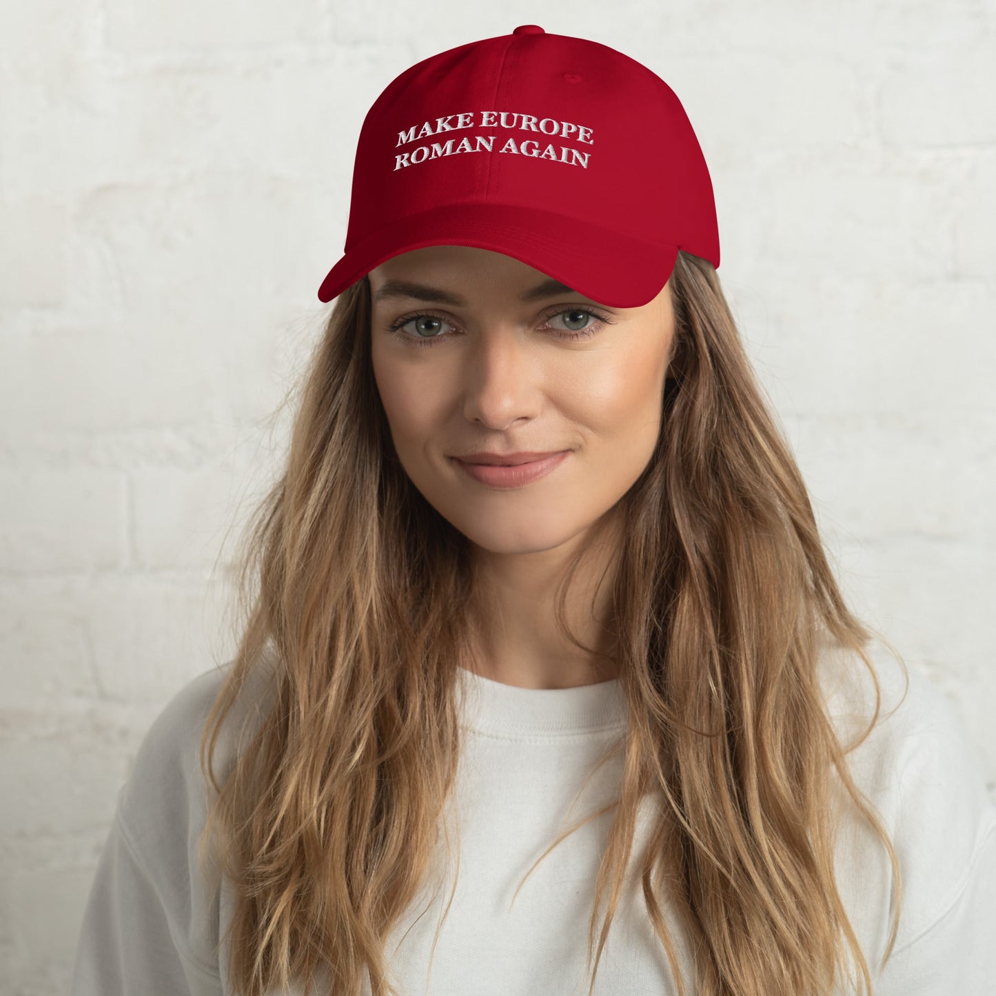 Make Europe Roman Again Cap - Emporium RomanumCranberry