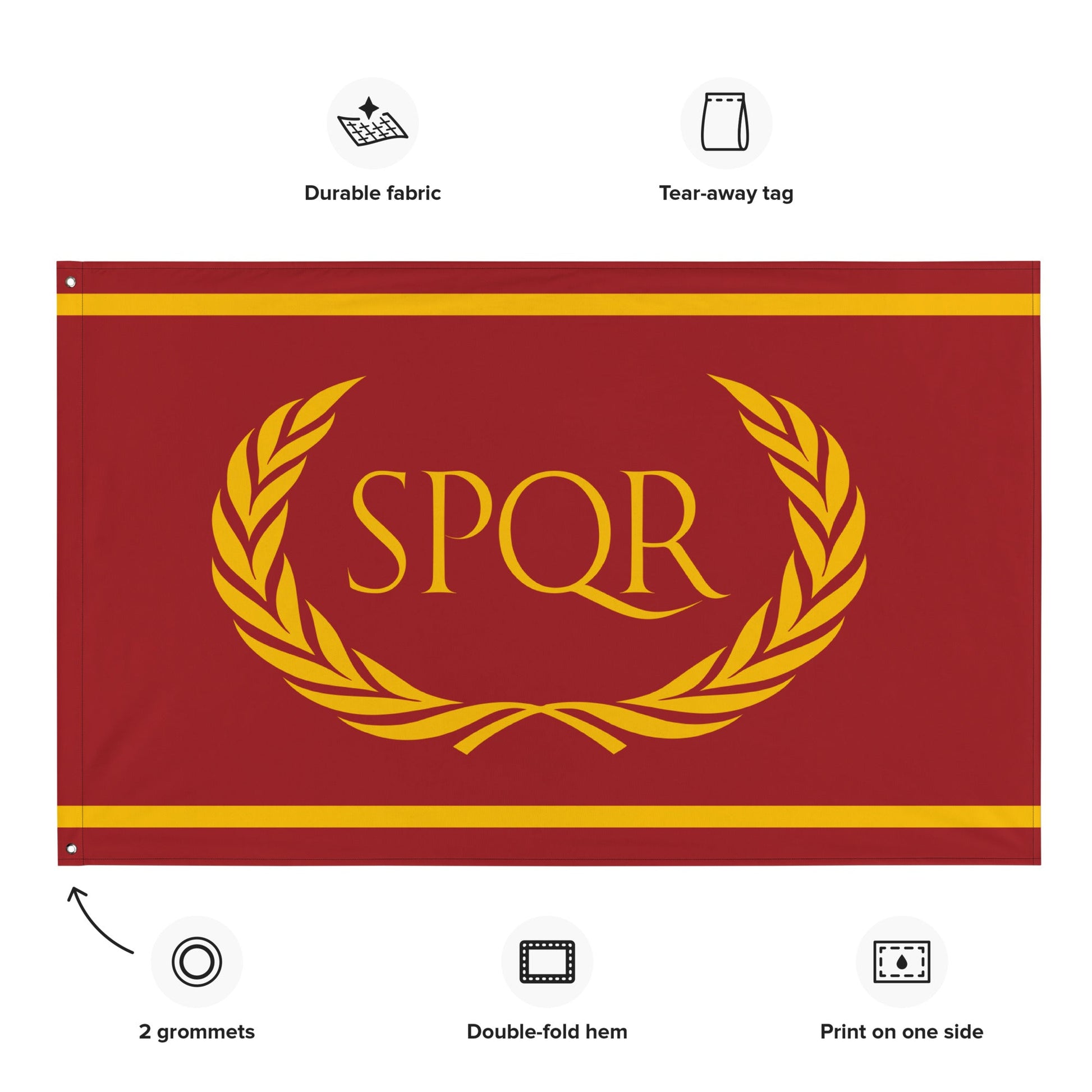 Roman Empire Flag - Emporium RomanumRed