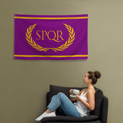 Roman Empire Flag - Emporium RomanumRed