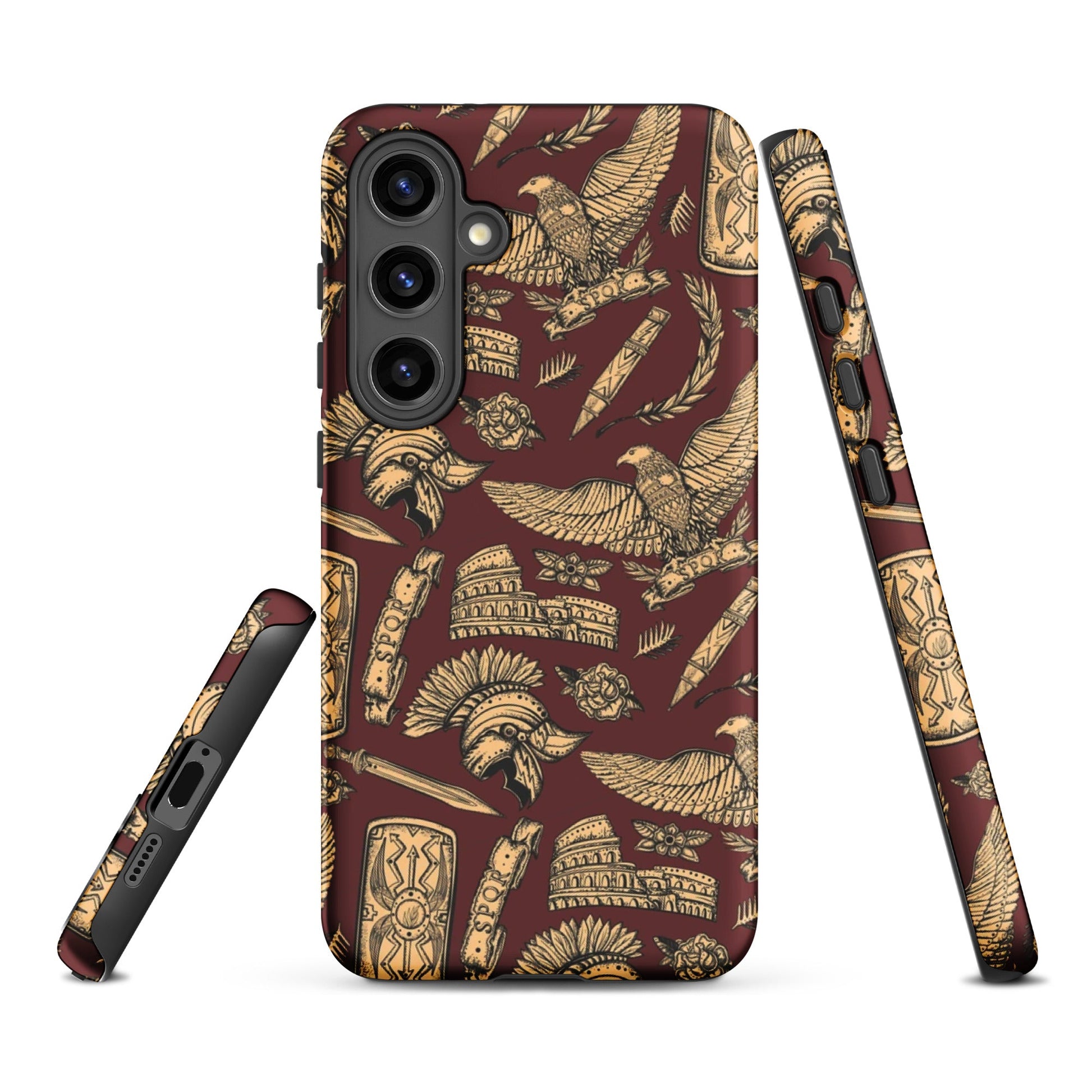 Roman Pattern Tough case for Samsung® - Emporium RomanumGlossySamsung Galaxy S10