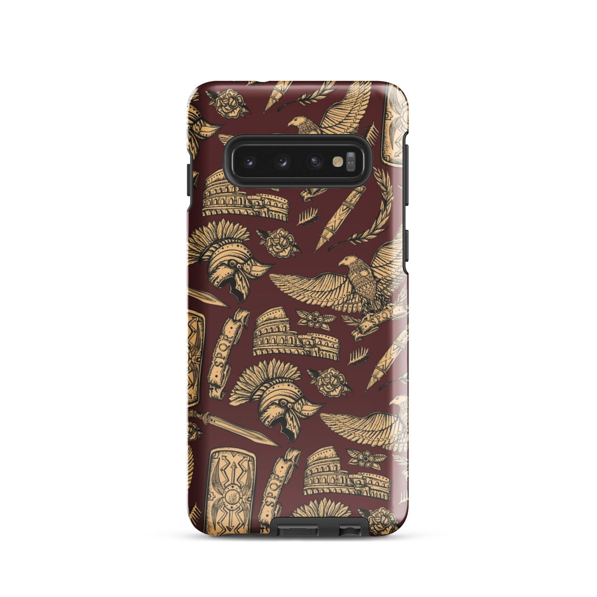 Roman Pattern Tough case for Samsung® - Emporium RomanumGlossySamsung Galaxy S10