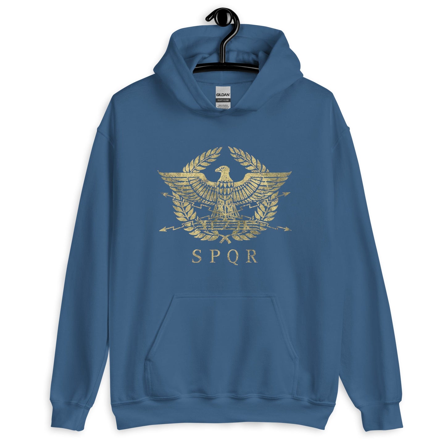 Roman SPQR Hoodie - Emporium RomanumIndigo BlueS