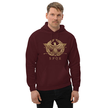 Roman SPQR Hoodie - Emporium RomanumBlackS