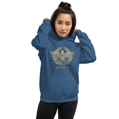 Roman SPQR Hoodie - Emporium RomanumBlackS