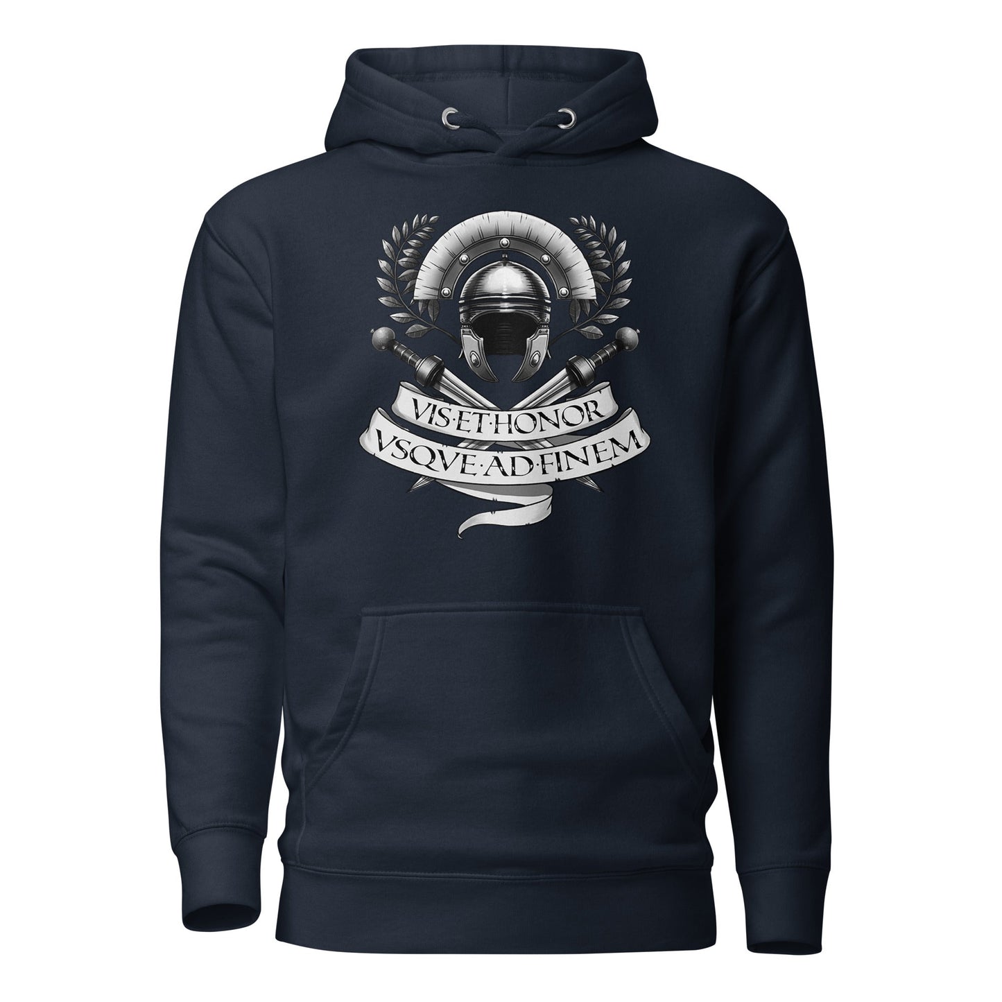 Roman Strength and Honor Hoodie - Emporium RomanumNavy BlazerS