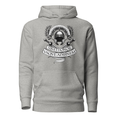 Roman Strength and Honor Hoodie - Emporium RomanumCarbon GreyS