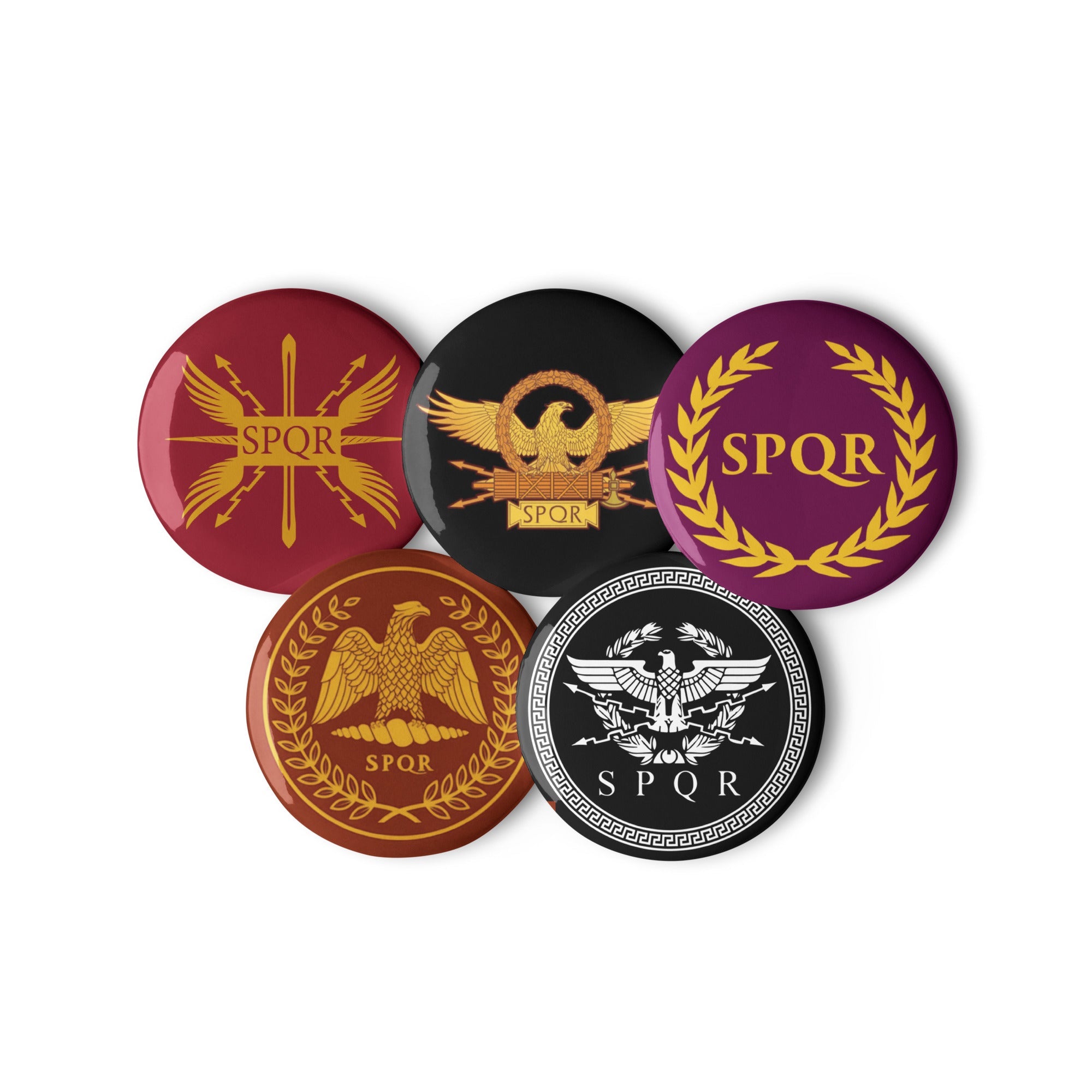 Set of Roman Empire Pin Buttons – Emporium Romanum