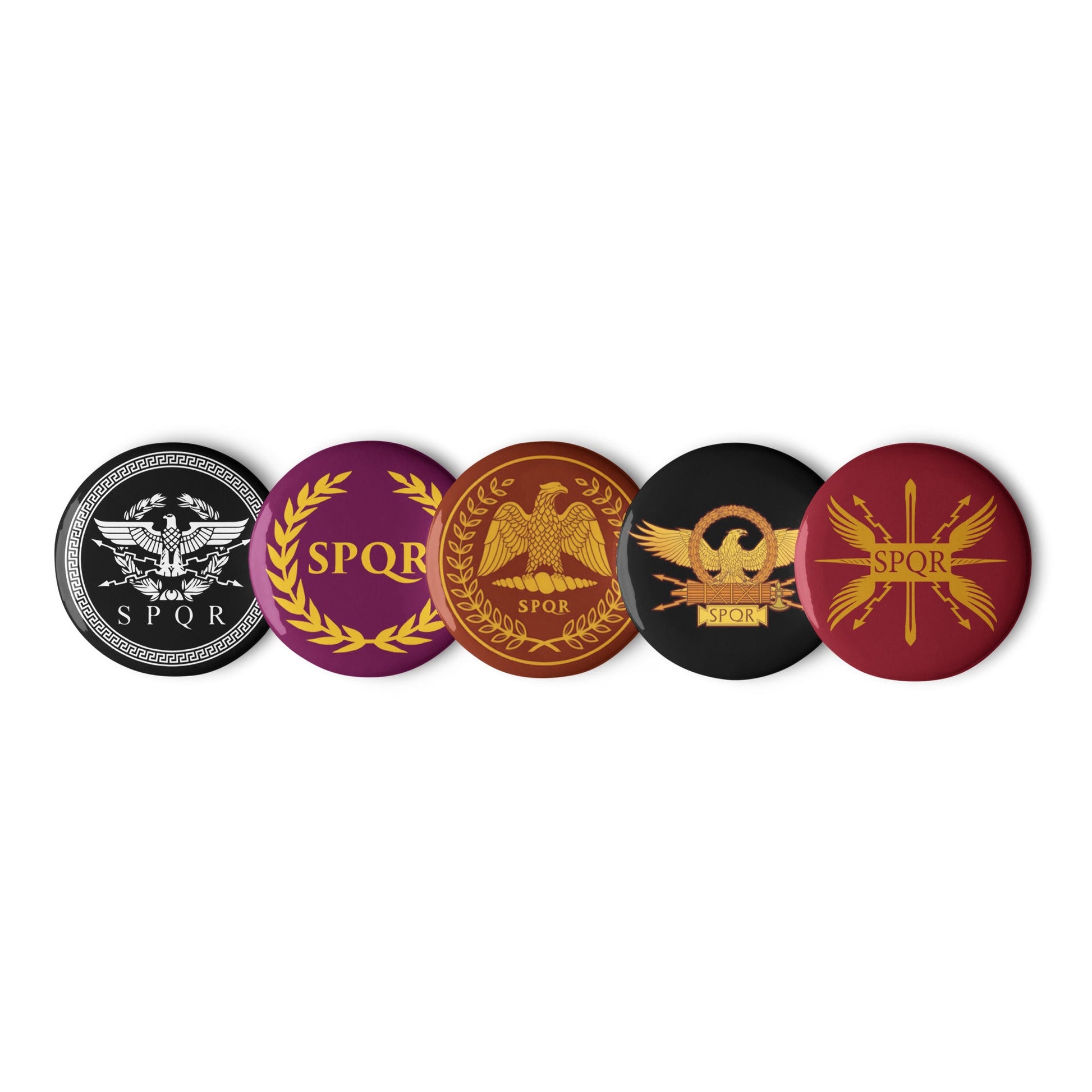 Set of Roman Empire Pin Buttons - Emporium Romanum