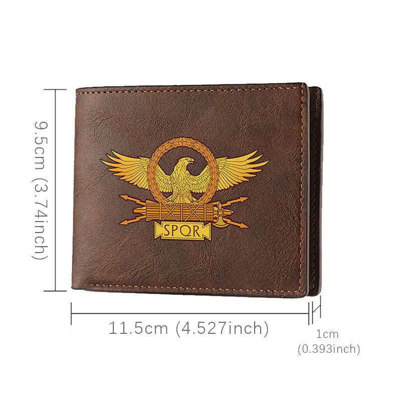 specifications in size of a wallet as a souvenir used for Rome Tourism