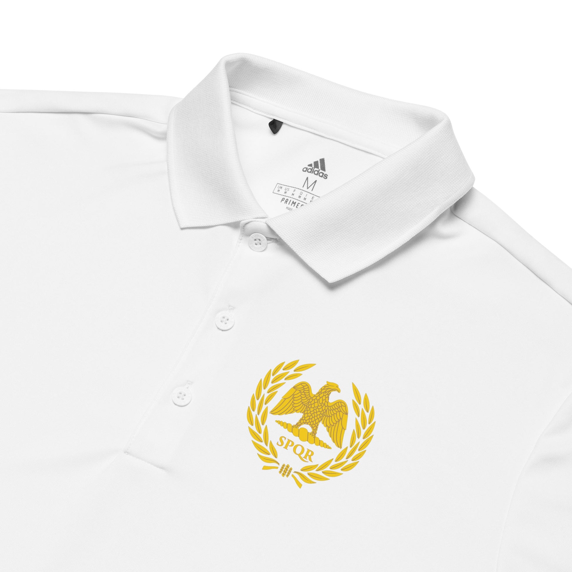 adidas SPQR Polo Shirt (Limited Edtion) - Emporium RomanumWhiteS