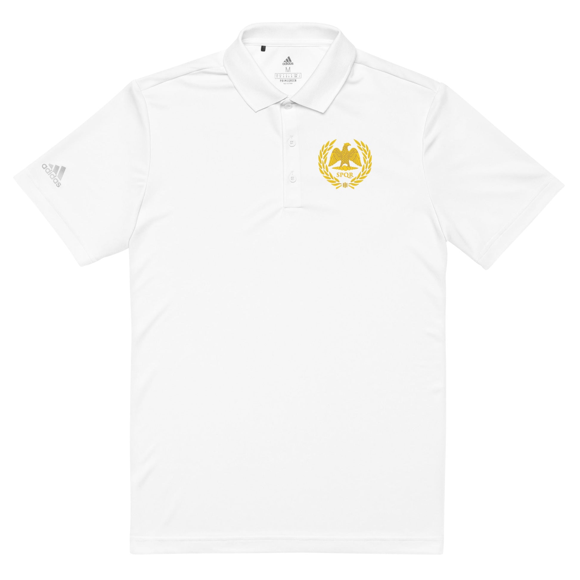 adidas SPQR Polo Shirt (Limited Edtion) - Emporium RomanumWhiteS