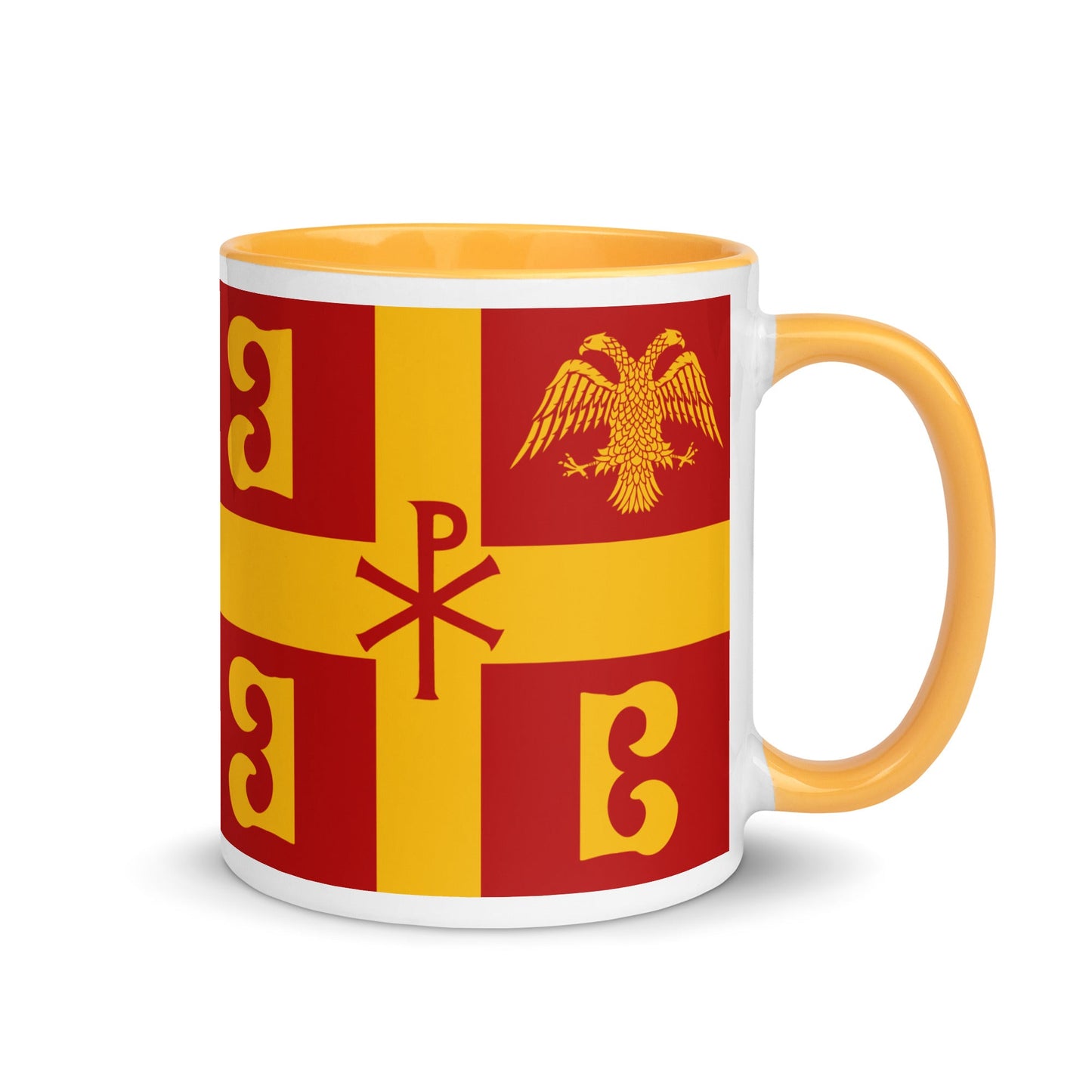 Byzantine Empire Heritage Mug - Emporium RomanumGolden Yellow