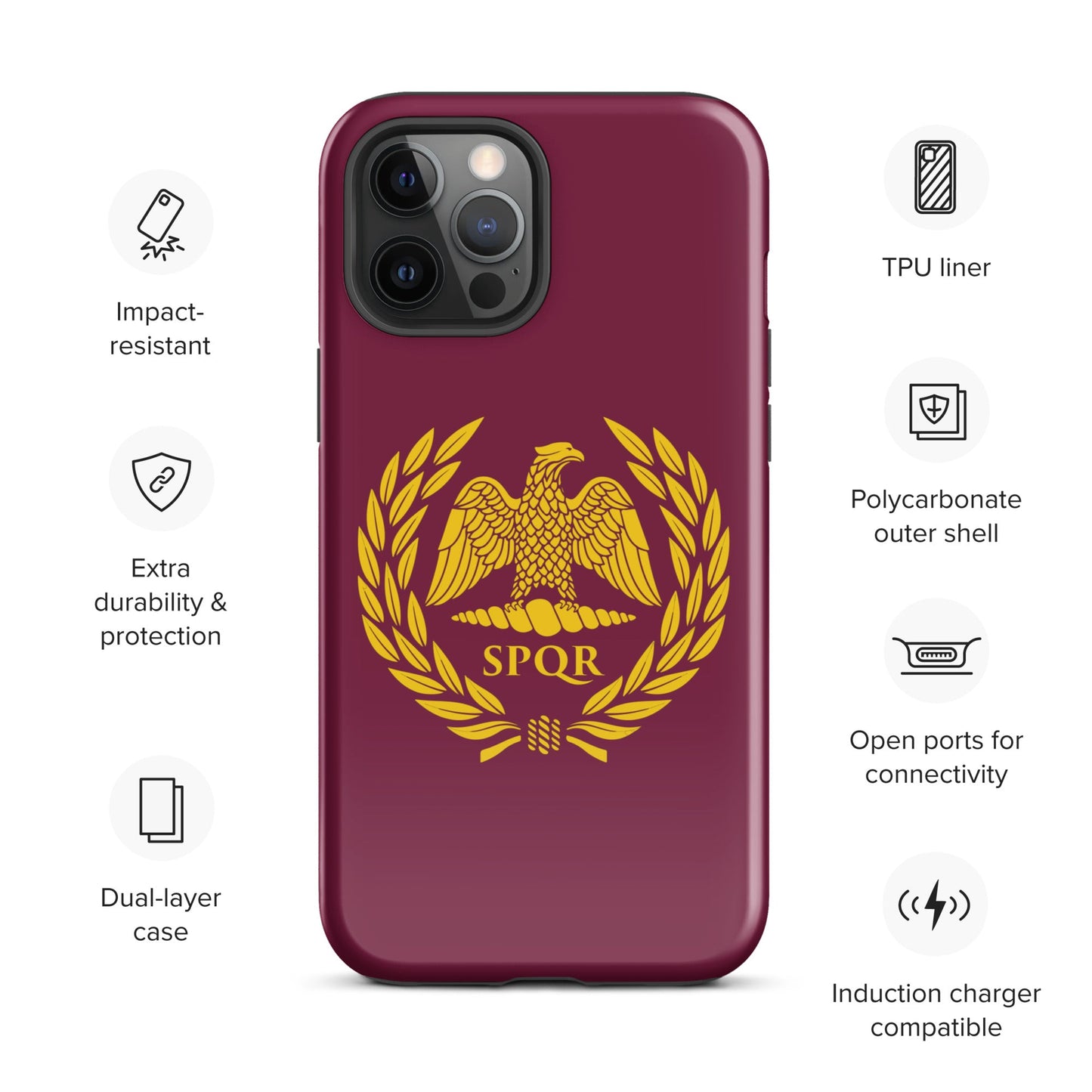 Imperial Eagle Tough Case for iPhone® - Emporium RomanumGlossyiPhone 11