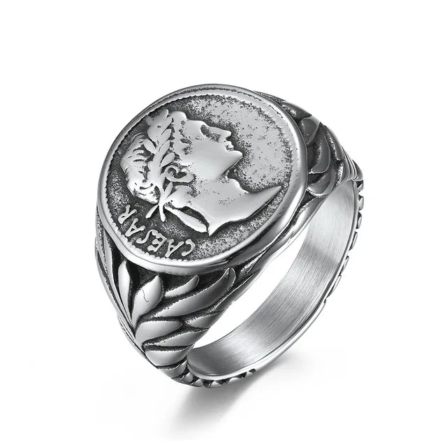 Julius Caesar Ring - Emporium Romanum7Silver