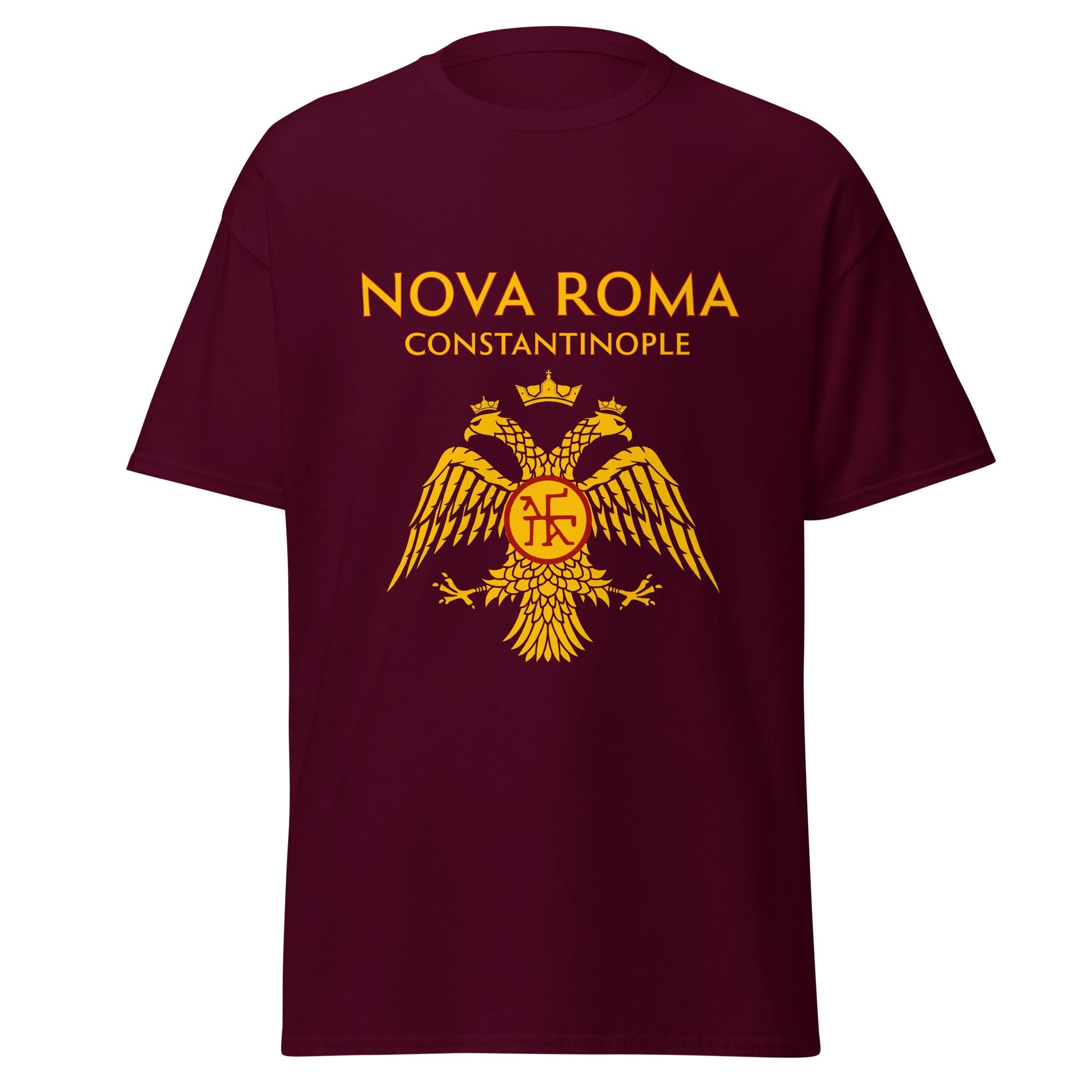 Nova Roma Shirt (Byzantium Edition) - Emporium RomanumMaroonS