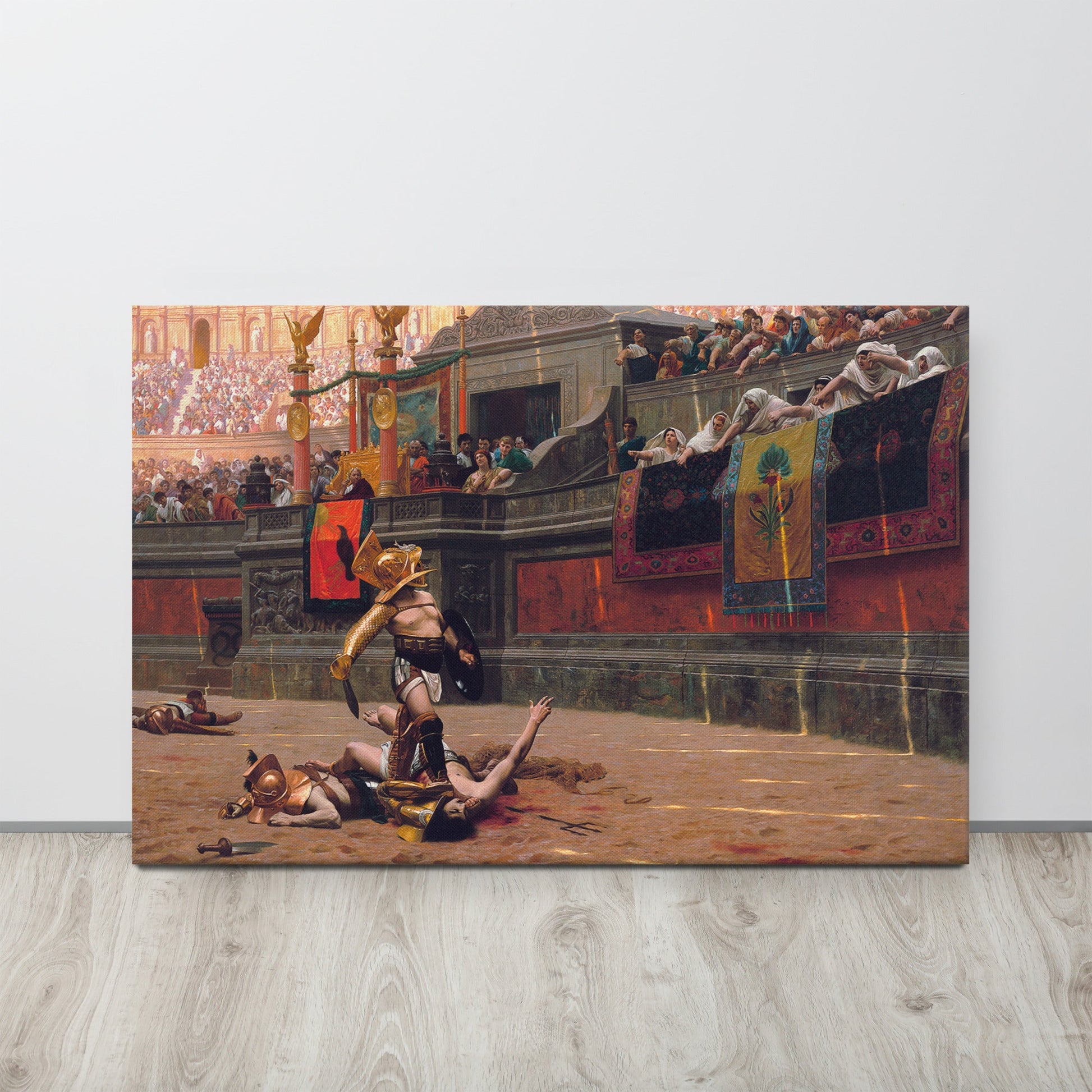 Pollice Verso Gladiator Canvas - Emporium Romanum