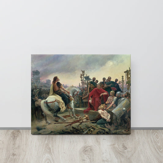 Surrender of Vercingetorix Canvas - Emporium Romanum16″×20″