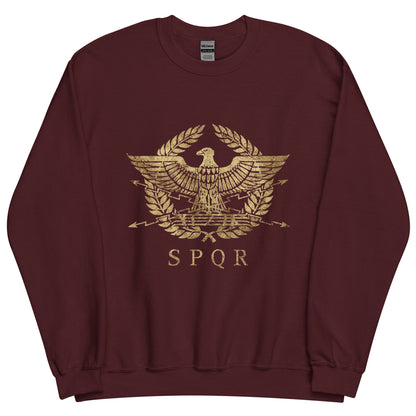 Unisex Roman Empire Sweatshirt - Emporium RomanumMaroonS